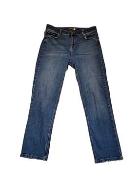 Mint Velvet Jeans Medium Wash Denim Skinny Stretch Pants Womens 10R